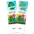 Earth Day Seed Paper Shape Bookmark - 15 Stock Designs Available